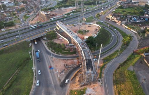 Região da BR-324 terá trânsito alterado para obras do VLT 