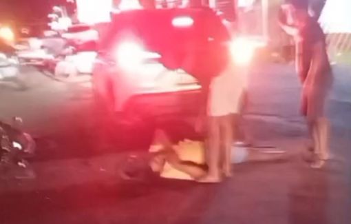 Acidente entre duas motocicletas deixa quatro feridos na entrada da Malícia, em Vila de Abrantes