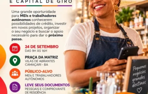  Camaçari recebe feirão de acesso ao crédito nesta sexta-feira em Vila de Abrantes