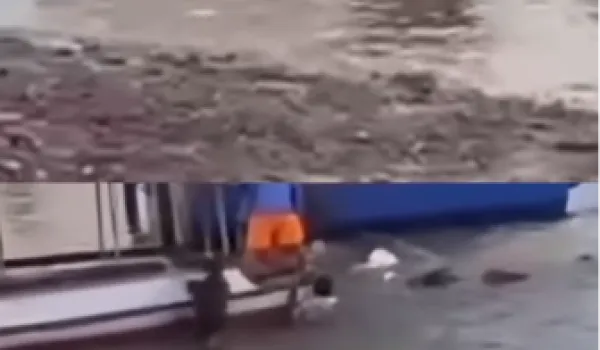 Ônibus afunda com mais de dez passageiros 