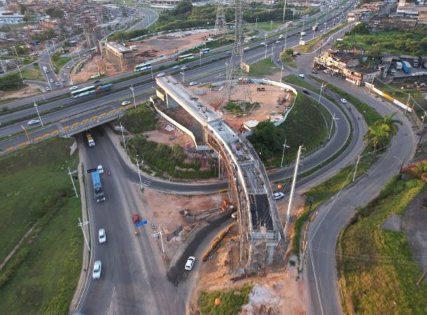 Região da BR-324 terá trânsito alterado para obras do VLT 