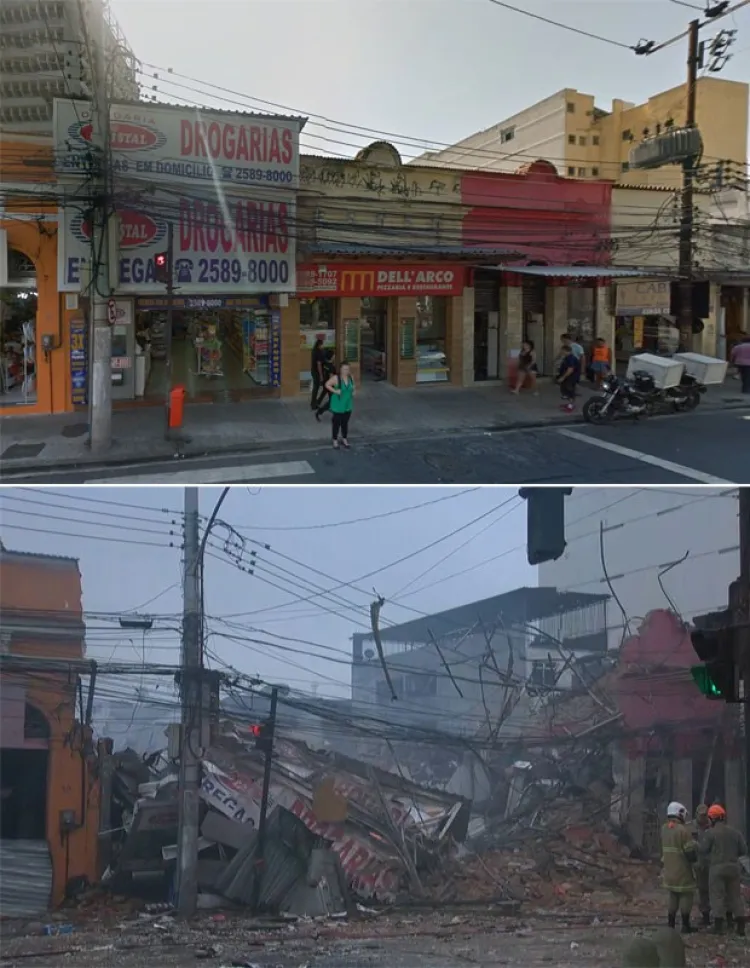 Foto: Reprodução/GoogleStreetView e GloboNews