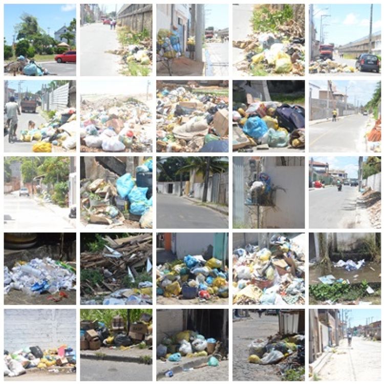 Fotos Moura Positivo/Portal Abrantes lixo nas Ruas de Abrantes